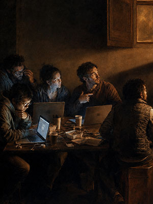 After Caravaggio: The Calling