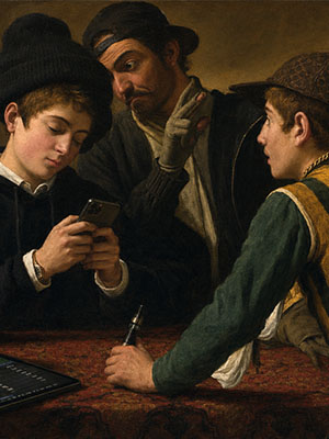 After Caravaggio: The Cardsharps