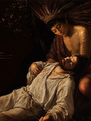 After Caravaggio: The Ecstasy of Saint Francis