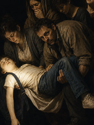 After Caravaggio: The Holding